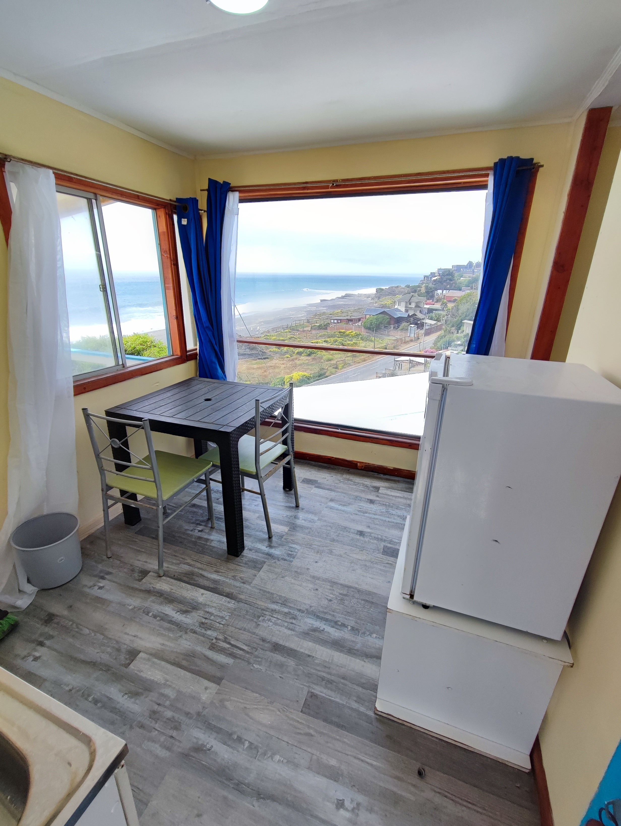 Sala de estar Cabaña Familiar 6 para parejas